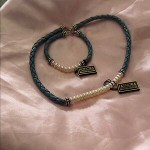 Honora Braided Necklace with matching bracelet.  new never worn.